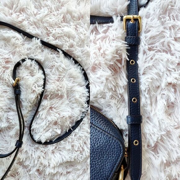 Michael Kors Navy Blue Jet Set Studded Shoulder Bag - Picture 11 of 11